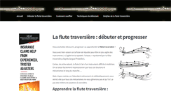 Desktop Screenshot of flute-traversiere.com